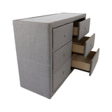 NNEDSZ Molly Dresser 6 Chest of Drawers Bedroom Storage Cabinet - Light Grey