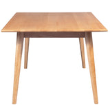 NNEDSZ Emilio 7pc 180cm Dining Table Set Fabric Chair Solid Ash Wood Oak