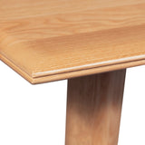 NNEDSZ Emilio 9pc 210cm Dining Table Set Fabric Chair Solid Ash Wood Oak