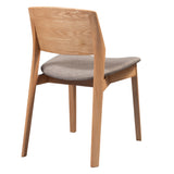 NNEDSZ Emilio 9pc 210cm Dining Table Set Fabric Chair Solid Ash Wood Oak