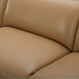 NNEDSZ Inala 2 Seater Genuine Leather Sofa Lounge Electric Powered Recliner RHF Chaise Latte