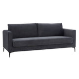 NNEDSZ McKinley  3 Seater Sofa Fabric Uplholstered Lounge Couch Charcoal
