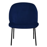 NNEDSZ Giovanna Fabric Occasional Accent Chair Navy