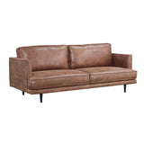 NNEDSZ 2 + 3 Seater Sofa Set Fabric Uplholstered Lounge Couch Brown