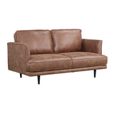 NNEDSZ 2 + 3 Seater Sofa Set Fabric Uplholstered Lounge Couch Brown