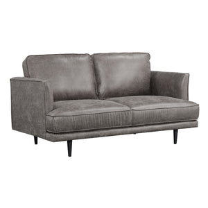 NNEDSZ 2 Seater Sofa Fabric Uplholstered Lounge Couch Grey