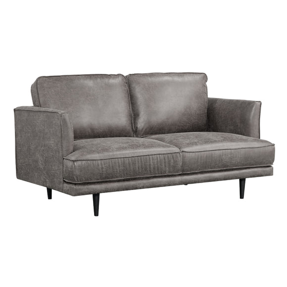 NNEDSZ 2 Seater Sofa Fabric Uplholstered Lounge Couch Grey