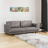 NNEDSZ 2 Seater Sofa Fabric Uplholstered Lounge Couch Grey