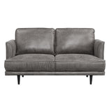 NNEDSZ 2 Seater Sofa Fabric Uplholstered Lounge Couch Grey