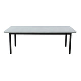 NNEDSZ Lara 120cm Outdoor Coffee Table Glass Concrete Top