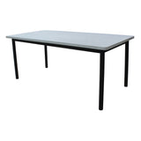 NNEDSZ Lara 180cm 6 Seater Outdoor Dining Table Glass Concrete Top