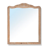 NNEDSZ Bali Dresser Mirror Vanity Dressing Table Solid Oak Wood Frame Oak