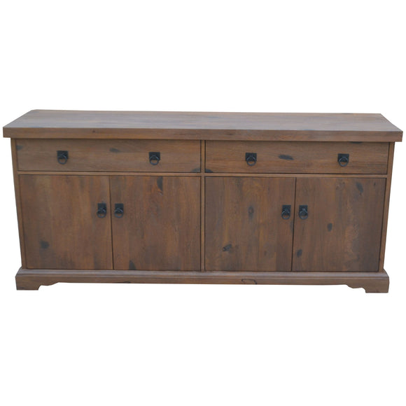 NNEDSZ Florence  Buffet Table 180cm 2 Door 4 Drawer Solid Mango Timber Wood