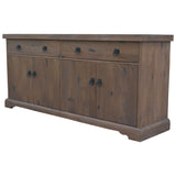NNEDSZ Florence  Buffet Table 180cm 2 Door 4 Drawer Solid Mango Timber Wood