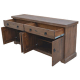 NNEDSZ Florence  Buffet Table 180cm 2 Door 4 Drawer Solid Mango Timber Wood