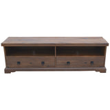 NNEDSZ Florence  ETU Entertainment TV Unit 180cm 2 Drawer Solid Mango Timber Wood
