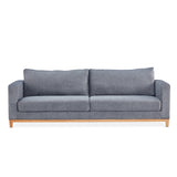 NNEDSZ Emily 4 Seater Sofa Fabric Uplholstered Lounge Couch Grey
