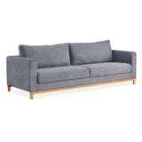 NNEDSZ Emily 4 Seater Sofa Fabric Uplholstered Lounge Couch Grey