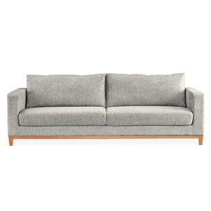 NNEDSZ Emily 4 Seater Sofa Fabric Uplholstered Lounge Couch Light Grey
