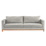 NNEDSZ Emily 4 Seater Sofa Fabric Uplholstered Lounge Couch Light Grey