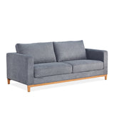 NNEDSZ Emily 2 Seater Sofa Fabric Uplholstered Lounge Couch Grey