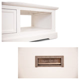 NNEDSZ Laelia Coffee Table 120cm Solid Acacia Timber Wood Coastal Furniture - White