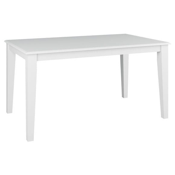 NNEDSZ Daisy Dining Table 150cm Solid Acacia Timber Wood Hampton Furniture - White