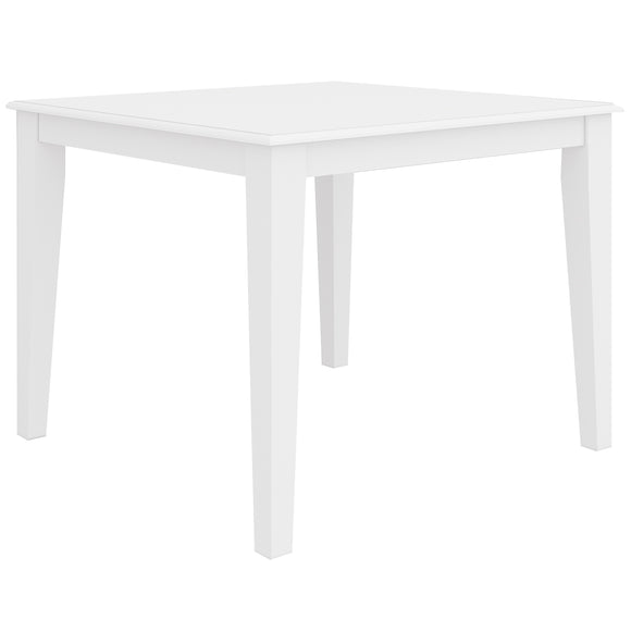 NNEDSZ Daisy Dining Table 100cm Solid Acacia Timber Wood Hampton Furniture - White