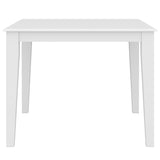 NNEDSZ Daisy Dining Table 100cm Solid Acacia Timber Wood Hampton Furniture - White