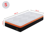 NNEDSZ Heavenly Single Size Memory Foam Medium-Firm Feel 31cm Mattress