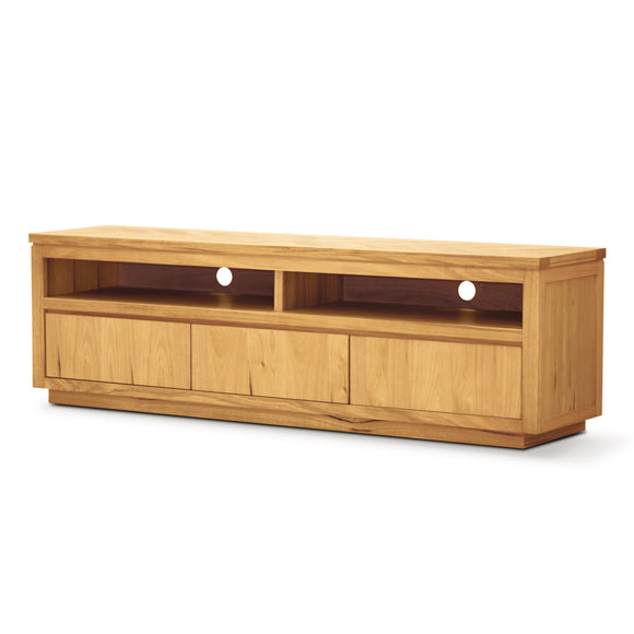NNEDSZ Rosemallow ETU Entertainment TV Unit 185cm 3 Drawer Solid Messmate Timber Wood