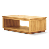 NNEDSZ Rosemallow Coffee Table 130cm Parquet Top Solid Messmate Timber Wood - Natural