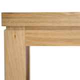 NNEDSZ Rosemallow Coffee Table 130cm Parquet Top Solid Messmate Timber Wood - Natural