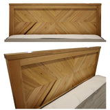 NNEDSZ Rosemallow Queen Size Bed Parquet Solid Messmate Timber Wood Frame Mattress Base