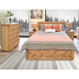 NNEDSZ Rosemallow 2pc Bedside 1 Tallboy Bedroom Package Chest of Drawers Set Cabinet