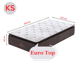 NNEDSZ Luxe Dreams King Single 7 Zones Pocket Spring Premium Medium Feel 34cm Mattress