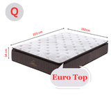 NNEDSZ Luxe Dreams Queen Size 7 Zones Pocket Spring Premium Medium Feel 34cm Mattress