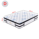NNEDSZ Majestic Rest Double 7 Zones Luxury Premium Firm Pocket Spring 34cm Mattress