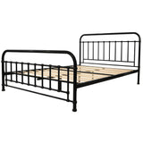 NNEDSZ Metallica Queen Bed Size Metal Frame Platform Mattress Base - Black