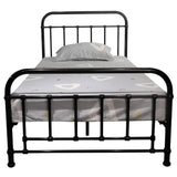 NNEDSZ Metallica King Single Bed Size Metal Frame Platform Mattress Base - Black