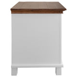 NNEDSZ Virginia Bedside Nightstand 3 Drawers Storage Cabinet Shelf Side Table - White