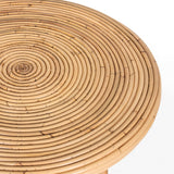 NNEDSZ Crocus Rattan Round Coffee Table 80cm - Natural
