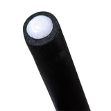 NNEDSZ Aster 4pc Round Bar Stools Dining Stool Chair Solid Birch Wood Rattan Seat Black