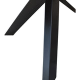 NNEDSZ Lantana 9pc 240cm Dining Table 8 Black Wishbone Chair Set Live Edge Acacia Wood