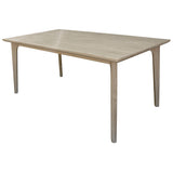 NNEDSZ Tyler 180cm Dining Table Solid Acacia Timber Wood Brushed Smoke