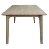 NNEDSZ Tyler 180cm Dining Table Solid Acacia Timber Wood Brushed Smoke