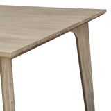 NNEDSZ Tyler 180cm Dining Table Solid Acacia Timber Wood Brushed Smoke