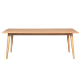 NNEDSZ Emilio 180cm Dining Table Scandinavian Style Solid Ash Wood Oak
