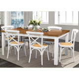 NNEDSZ Norah Dining Table 180cm Solid Acacia Wood Home Dinner Furniture