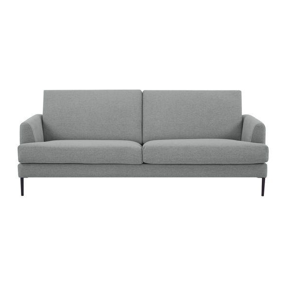 NNEDSZ Ariya 3 Seater Sofa Fabric Uplholstered Lounge Couch - Light Grey